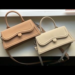 ZARA MINI CITY BAG WHITE